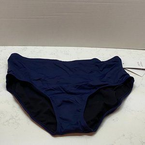 NWT Beach Couture Navy Bikini Bottom swimsuit